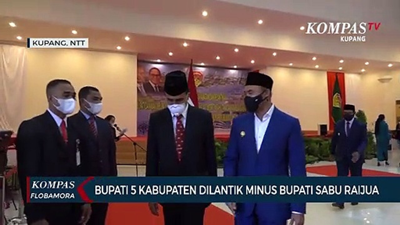 Pelantikan 5 Bupati-Wakil Bupati di NTT Minus Bupati Sabu Raijua