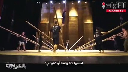 أقدم عرض سيرك في فيتنام يستخدمالخيزرانفي معظم تفاصيله