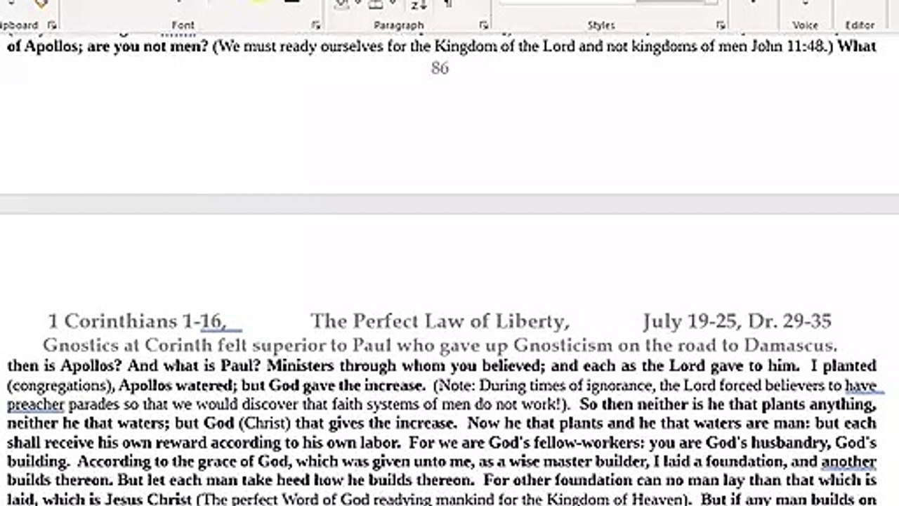 I Cor. 3. Question #3; “Why is it difficult to give up our carnality or preacher parades?"