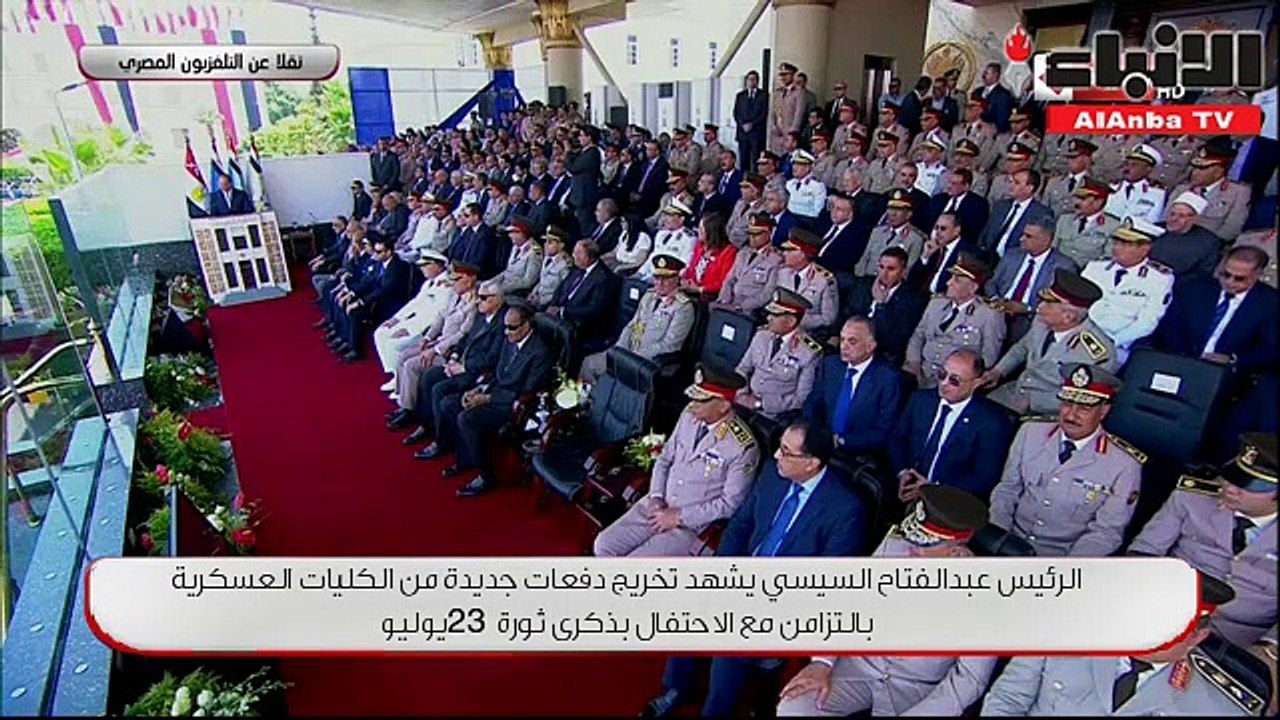 الرئيس عبدالفتاح السيسي يشهد تخريج دفعات جديدة...