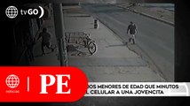 Policía captura a mejores de edad que robaron celular a joven | Primera Edición