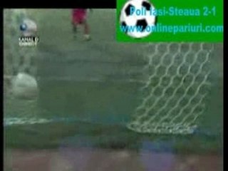 Poli Iasi-Steaua 2-1 www.onlinepariuri.com