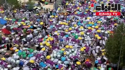 اكثر من مليوني حاج يؤدون ركن الحج الاعظم على صعيد عرفات