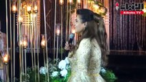 نشوى مصطفى تغني في زفاف ابنها بشكل 