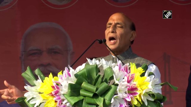 Huge gatherings in BJP rallies show people want to oust ‘Mamata didi’: Rajnath Singh
