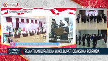 Pelantikan Bupati dan Wakil Bupati Jember Disaksikan Forpimda Secara Virtual