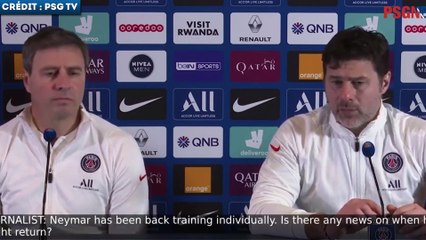 Descargar video: Mauricio Pochettino donne des nouvelles de Neymar