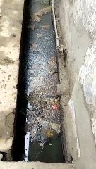 नाली की सफाई ना होने पर जिला अधिकारी को सौंपा प्रार्थना पत्र