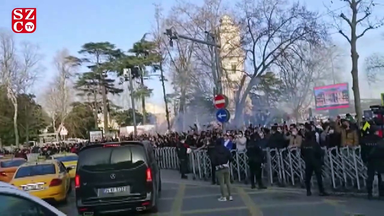 Beşiktaş taraftarından coşkulu karşılama