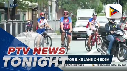 MMDA chair pushing for bike lane on EDSA
