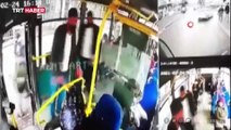 Otobüste 'HES kodu' kavgası: Şoförü darp ettiler