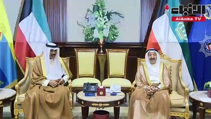 صاحب السمو الأمير الشيخ صباح الأحمد استقبل ولي العهد ورئيس الوزراء وسفير جورجيا