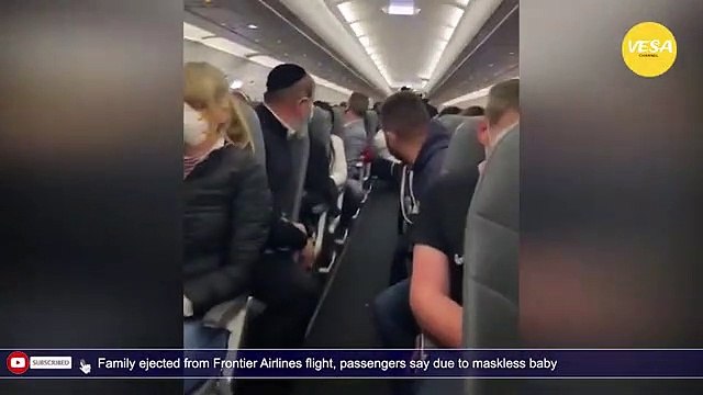 Family ejected from Frontier Airlines flight, passengers say due to maskless baby