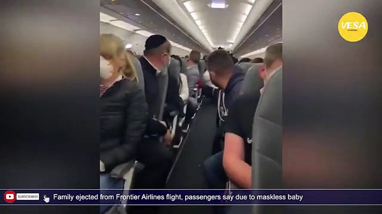 Family ejected from Frontier Airlines flight, passengers say due to maskless baby