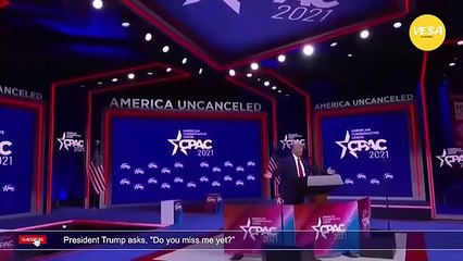 Trump speaks at CPAC in first post-White House appearance