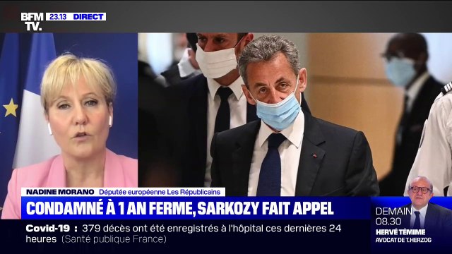 Nadine Morano sur la condamnation de Nicolas Sarkozy: J'espérais la relaxe mais je m'attendais aussi au scénario du pire