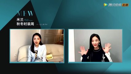 SNH48 - Sun Rui (Three) in Tencent's "PORTS 1961" Milano Fashion Week coverage 20210301