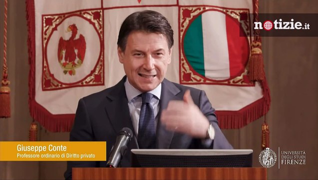 Giuseppe Conte, lezione sulla pandemia: il ritorno da professore all'Università di Firenze