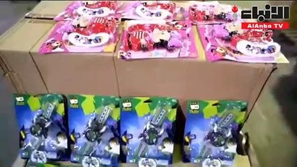 «الجمارك» تتحفظ على 5 حاويات مهرب بها عطور ومكياج وألعاب أطفال وتيشيرتات مقلدة