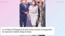 Letizia d'Espagne : Reine masquée et angélique en robe blanche, avec le roi Felipe