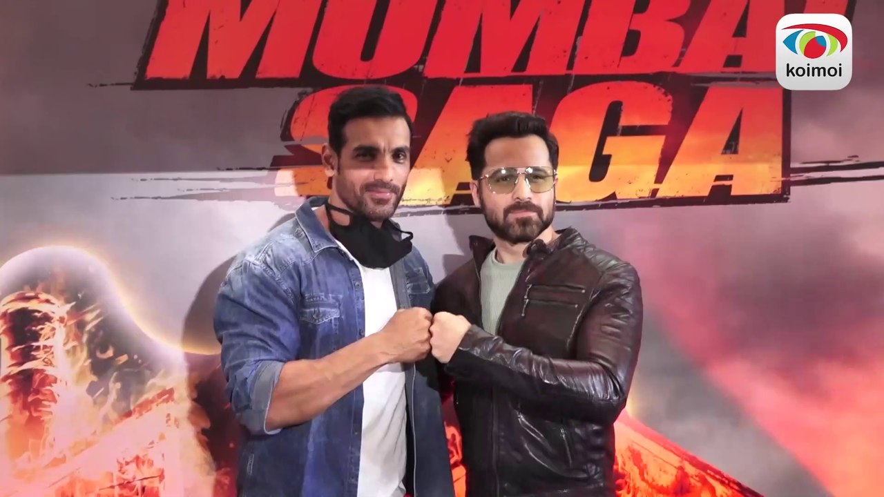 Emraan Hashmi & John Abraham's STUNNING Entry At Mumbai Saga Trailer Launch