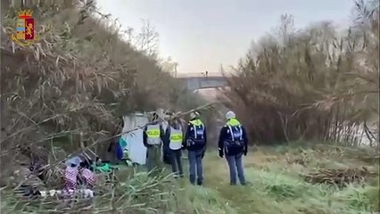 Roma - Ritrovata persona scomparsa viveva su argini del Tevere (26.02.21)