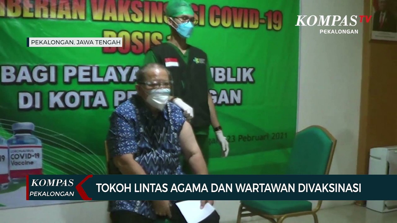Tokoh Lintas Agama dan Wartawan Divaksinasi