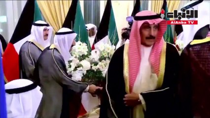 سمو أمير البلاد وسمو ولي العهد وآل صباح يستقبلون المهنئين بشهر رمضان المبارك