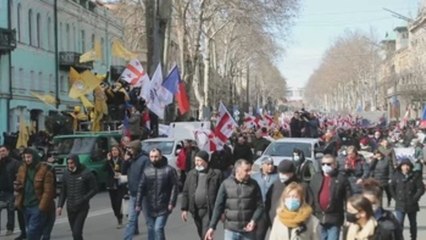 Oposición georgiana anuncia protesta indefinida contra detención de su líder