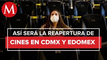 Cines reabren el lunes; negocian 50% de aforo