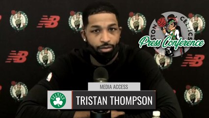 Tristan Thompson: "About F***ing Time" Celtics Fans Return
