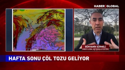 Hafta sonu çöl tozu geliyor!