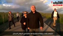 نتنياهو يقوم بجولة استفزازية مع عائلته في الجولان المحتل