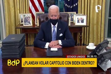 EEUU: alertan sobre presunto plan para volar el Capitolio con Biden dentro
