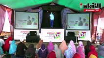 رئيس إندونيسيا يستخدم تقنية 