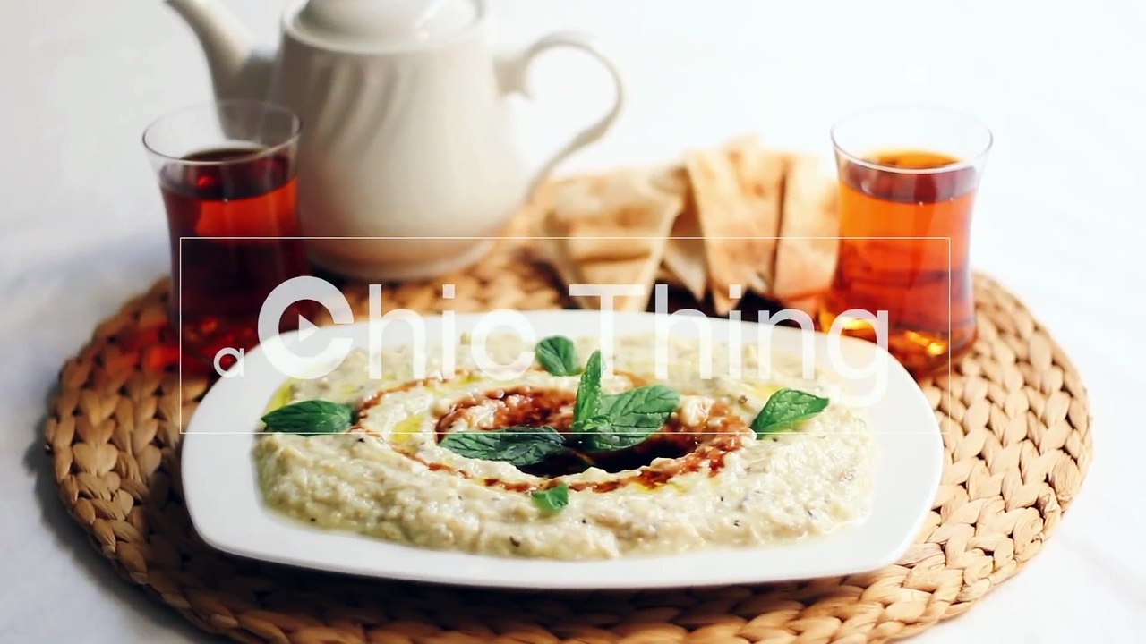 سلطة الباذنجان التركية بالزبادي