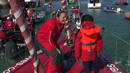 Résumé arrivée - Sam DAVIES | INITIATIVES-CŒUR - 27.02