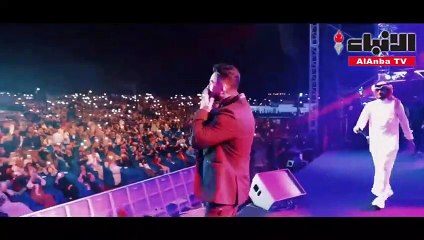 شاهد تفاعل الجمهور مع تامر حسني في حفله الغنائي في السعودية