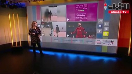 طفل يقلد تسديدات محمد صلاح بحركات غير عادية في كرة القدم