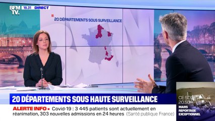20 départements sous haute surveillance – 26/02