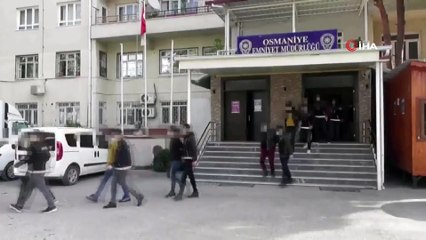 Osmaniye'de 'torbacı' operasyonuna 10 tutuklama