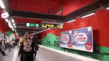 مترو الأنفاق في استوكهولم يتحول لأطول معرض فني في العالم