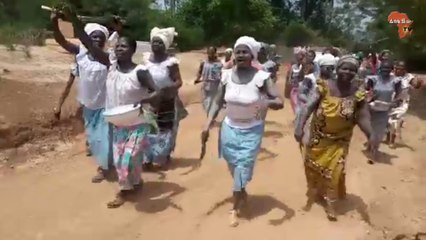 Législatives du 6 mars 2021: le candidat du PDCI , Assielou Kouacou Jean-Fiacre fait une entrée triomphale à Erobo, son village natal, département d'Arrah