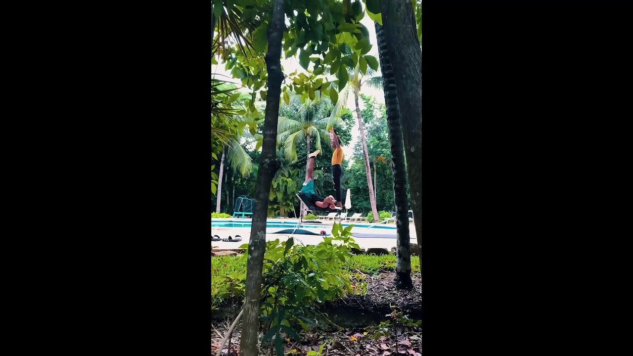 Skillful Acrobats Put on Incredible Training Display