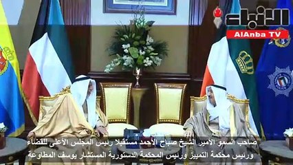 صاحب السمو استقبل ولي العهد والمبارك والمطاوعة