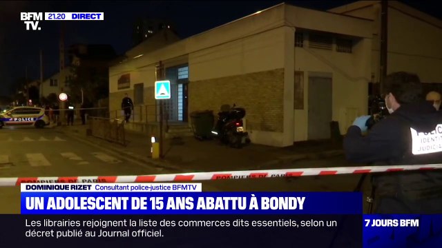 Bondy: un adolescent de 15 ans tué par balle, les tireurs en fuite
