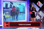 Futbolistas solidarios: el “Cuto” Guadalupe y el “Conejo” Rebosio se unen por los más necesitados