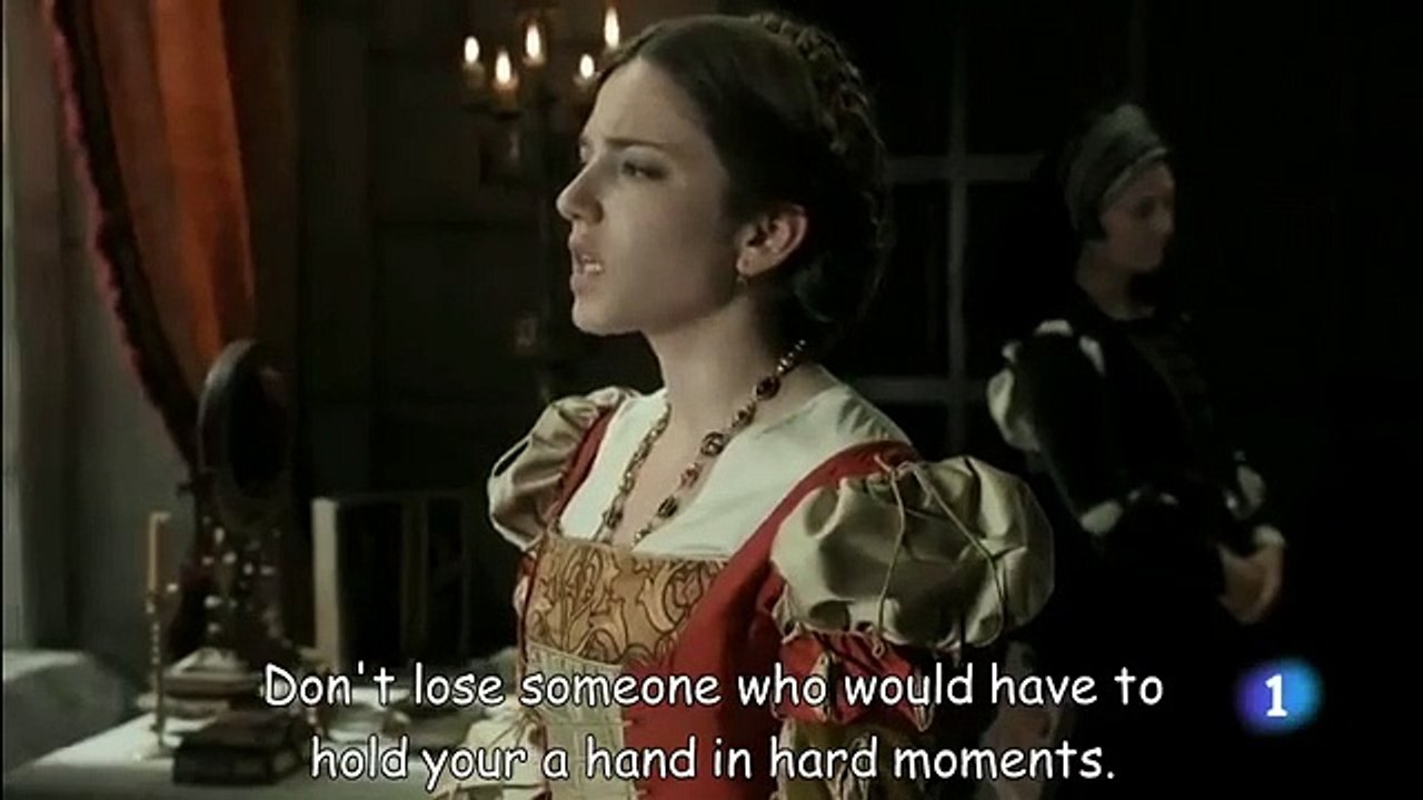 Francisco de Borja confesses his feelings to Empress Isabella (Carlos, rey emperador)