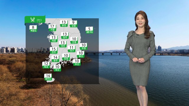 [날씨] 주말, 어제보다 따뜻...대기 건조, 화재 유의 / YTN