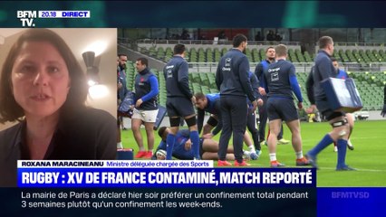 Rugby: XV de France contaminé, match reporté – 26/02